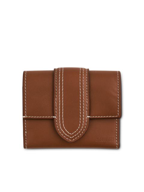 Le Compact Bambino Leather Pouch in Light Brown 2