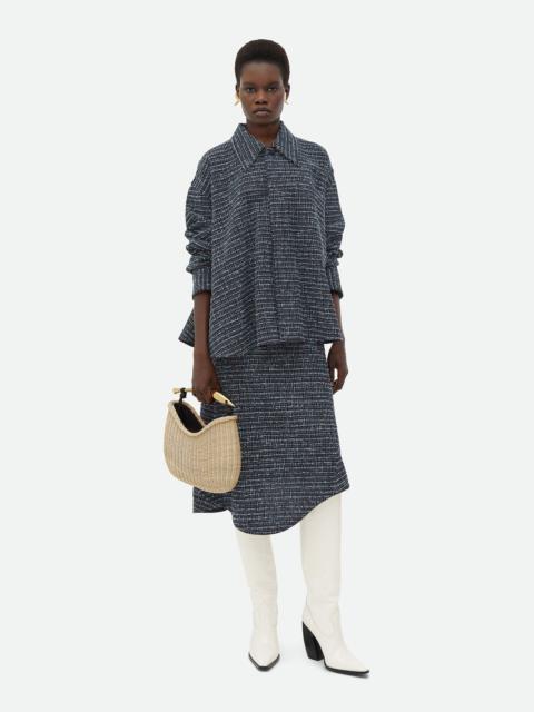 Bottega Veneta Structured Tweed Shirt Jacket