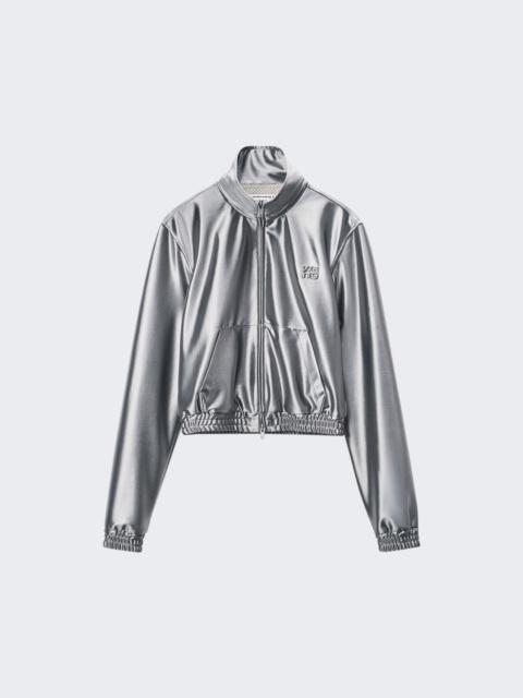 alexanderwang.t Shrunken Zip-up Jacket Alloy