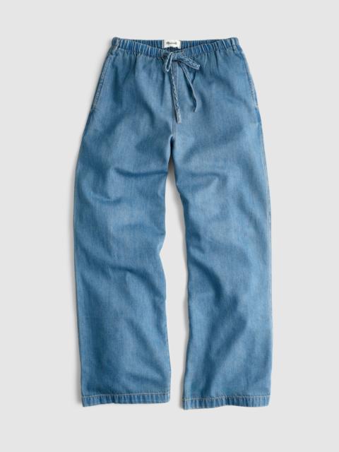 Madewell Pull-On Pants in Airy Denim