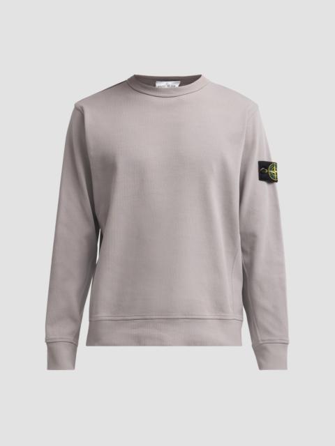 Stone Island Men's Felpa Cotton Crewneck Sweatshirt - Grey