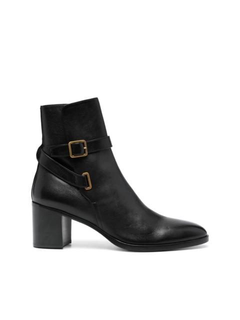 Dorian 70mm buckled ankle boots