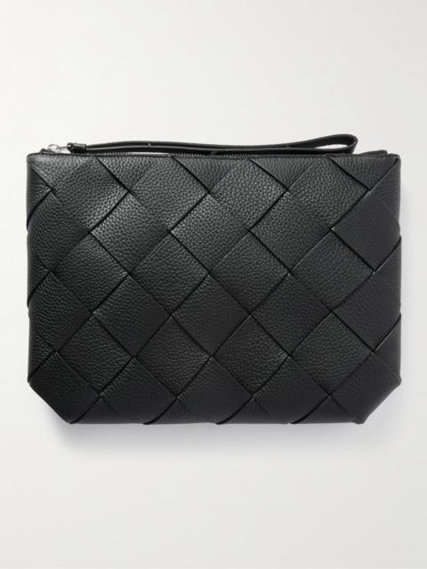 Bottega Veneta Diago Intrecciato Full-Grain Leather Pouch