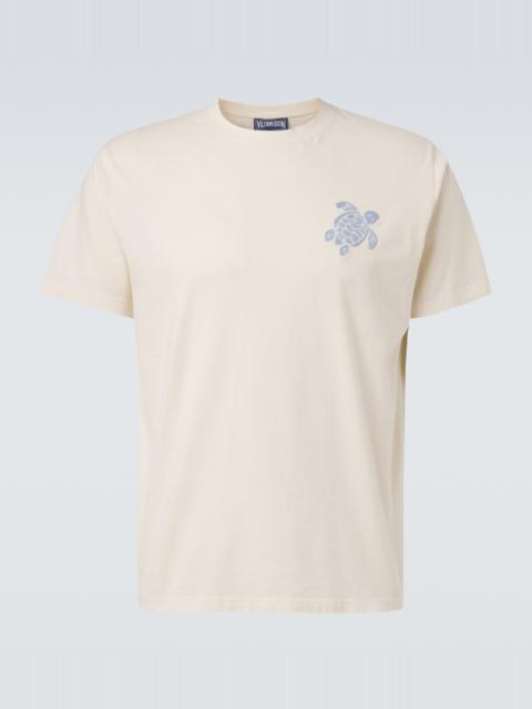 Vilebrequin Embroidered cotton jersey T-shirt