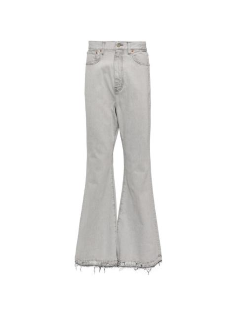 cotton flared jeans