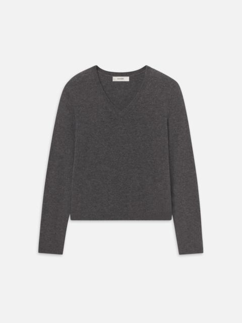 FRAME The Shrunken Cashmere V Neck