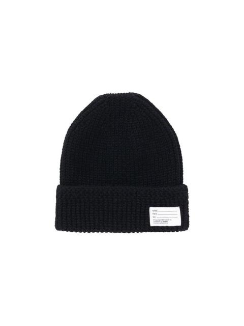 visvim KNIT BEANIE (CASHMERE) BLACK
