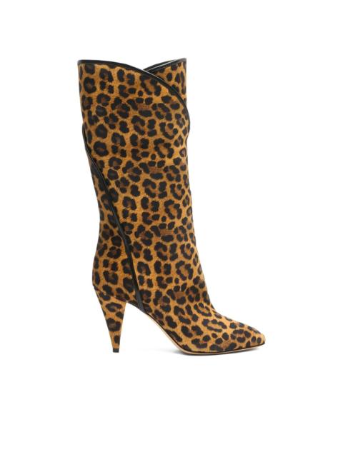 CASADEI Venus leopard-print boots