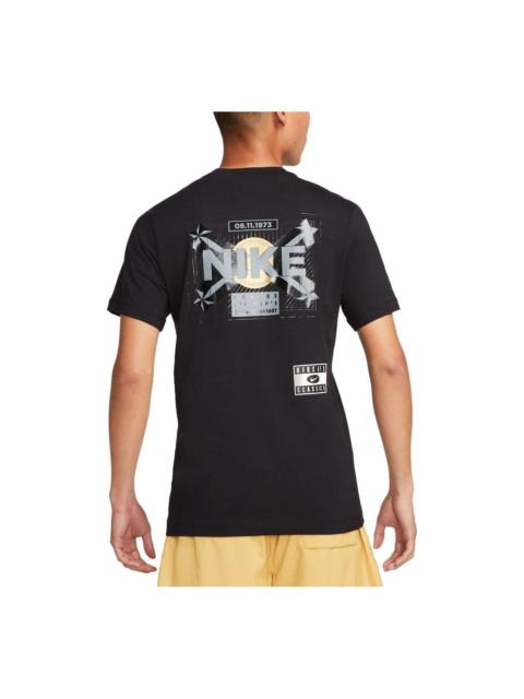 Nike Nike HipHop Cotton Graphic T-Shirt 'Black' FB9773-010