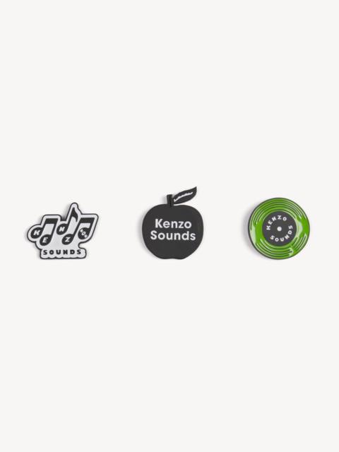 KENZO 'KENZO Sounds' set of pins