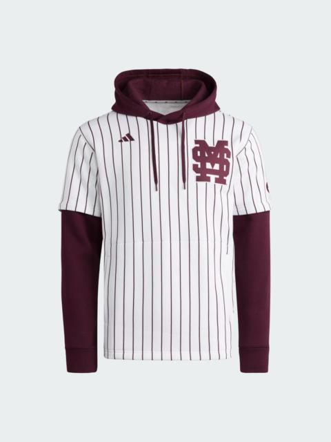 adidas Mississippi State Bulldogs Baseball Jersey Hoodie