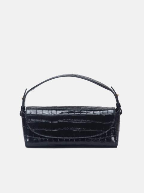Vince Sabrina Croc-Embossed Leather Mini Top-Handle Bag