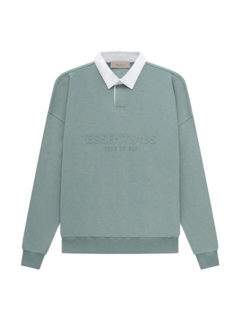 ESSENTIALS Fear of God Essentials SS23 Waffle Long Sleeve Polo Shirt 'Sycamore' FOG-SS23-056
