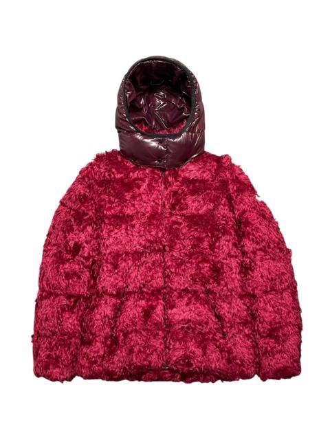 Moncler Badyp Mohair Short Down Jacket "Raspberry" MON76