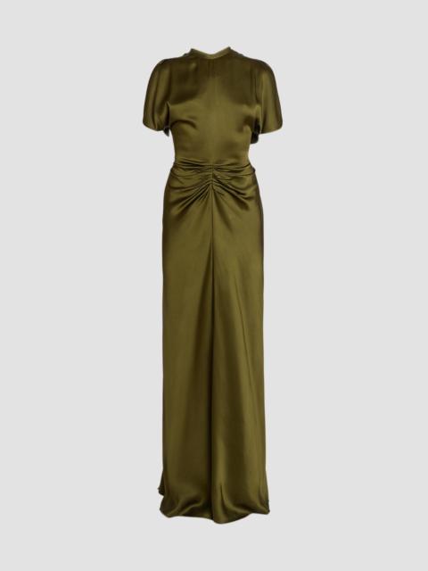 Victoria Beckham Women's Isabella Satin Column Gown - Marsh Green