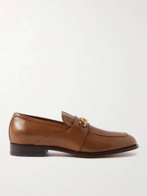 GUCCI Horsebit Leather Loafers