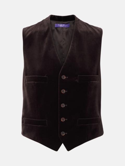 Ralph Lauren Cotton-blend vest
