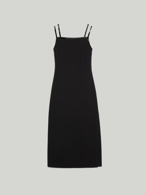 GUCCI Jersey midi dress with crystal G square