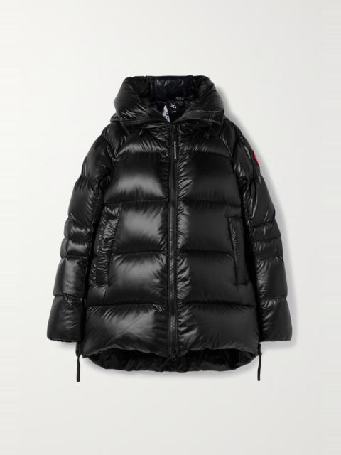 Canada Goose Cypress hooded quilted recycled shell down jacket