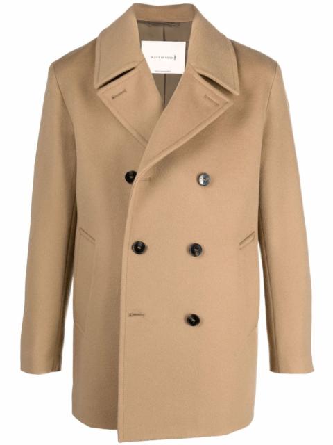 Mackintosh Dalton double-breasted peacoat