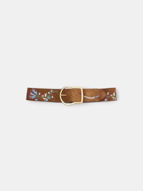 DOROTHEE SCHUMACHER SUEDE SENSATION 6cm flower belt