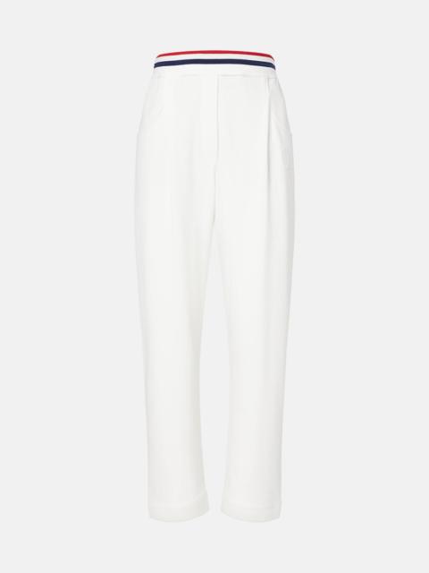 Brunello Cucinelli Cotton-blend tapered pants