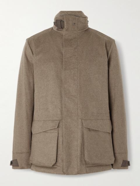 SEASE Uptown Padded Hooded Cashmere Jacket