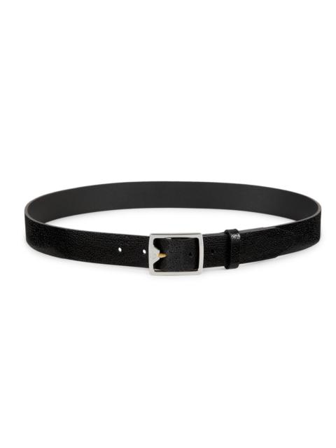 rag & bone Women's Boyfriend Textured Leather Belt - Black