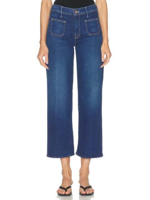 MOTHER The Patch Pocket Mid Rise Maven Ankle Jeans