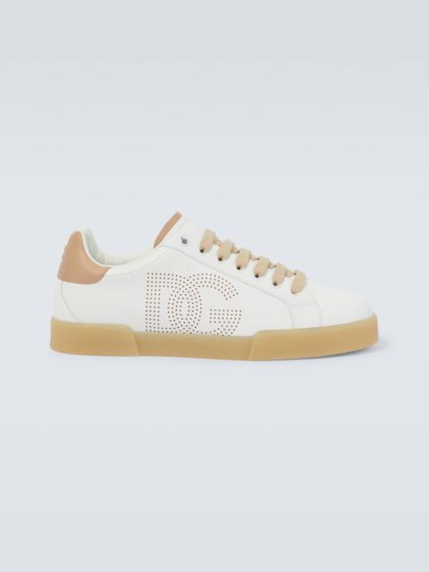 Dolce & Gabbana DG leather sneakers