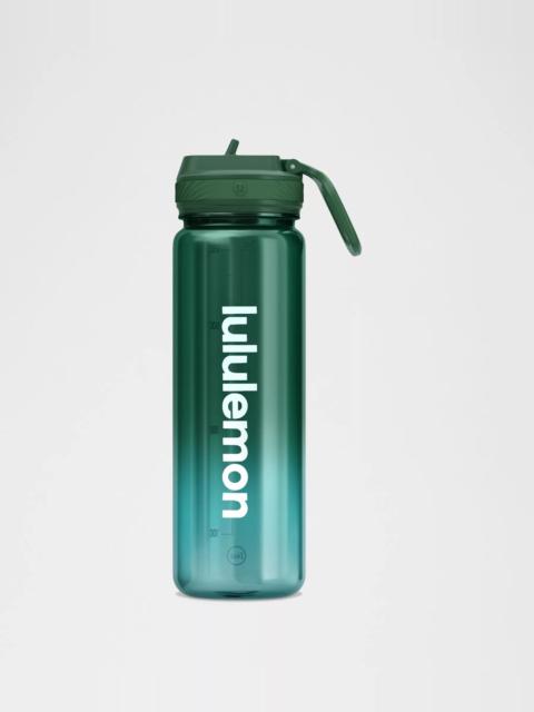 lululemon Back to Life Clear Bottle 24oz *Straw Lid