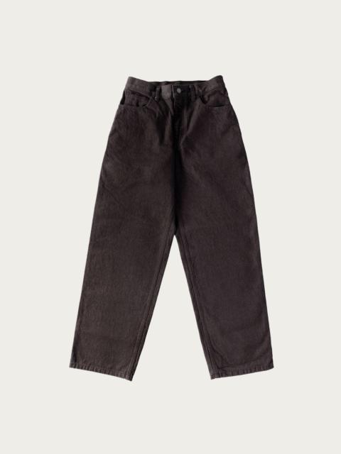 JAMES COWARD 5pkt Jean - Brown 13.5oz Rope Dyed Denim
