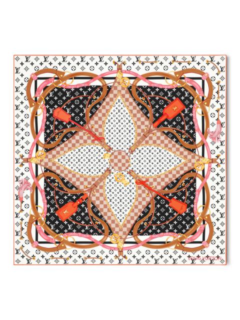 Louis Vuitton Flower And Straps Square 90