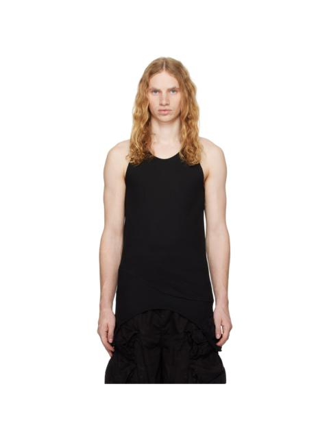 Julius Black Loop Membrane Tank Top