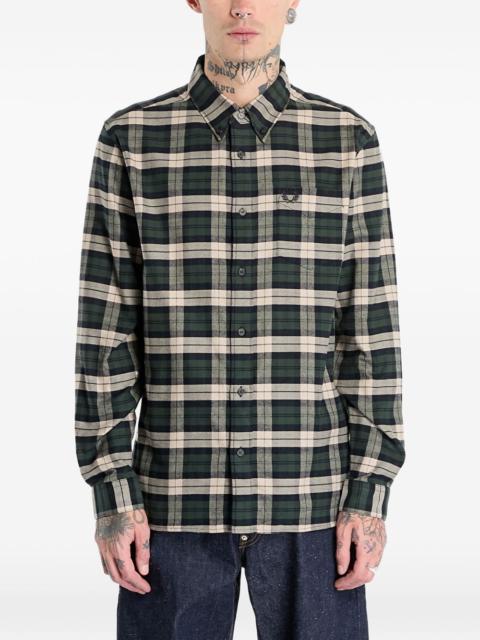 Fred Perry tartan-pattern shirt