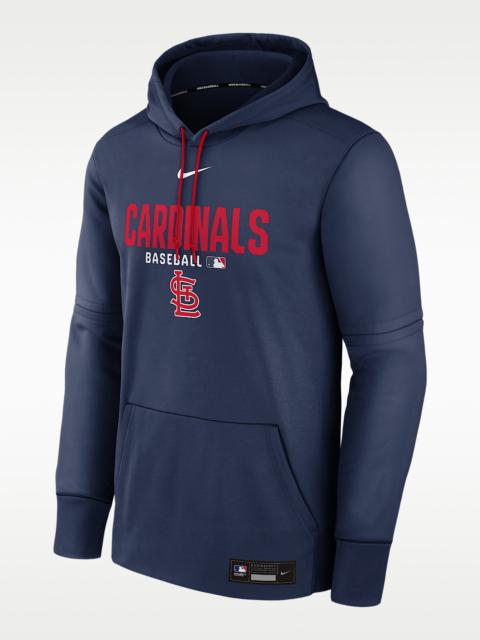Nike St. Louis Cardinals Authentic Collection Men's Nike Therma MLB Pullover Hoodie