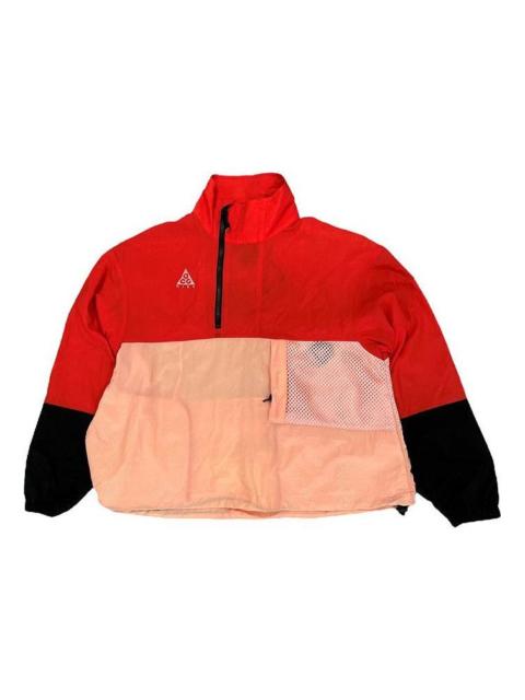 Nike (WMNS) Nike Lab ACG Anorak 'Habanero Red Bleached Coral Black' BQ7292-634