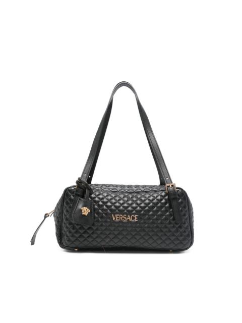 VERSACE quilted leather tote bag