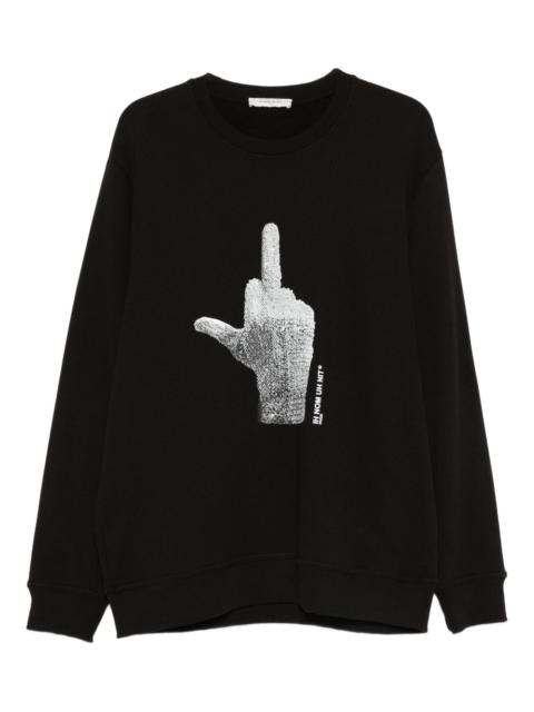 ih nom uh nit diamond-glove sweatshirt