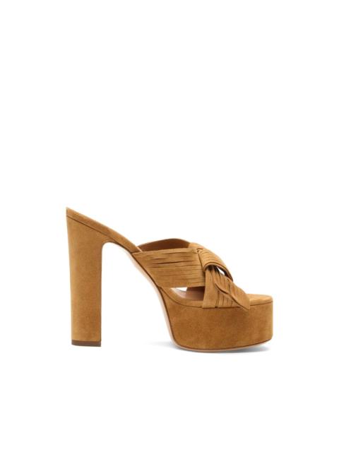 CASADEI Patty knotted platform sandals