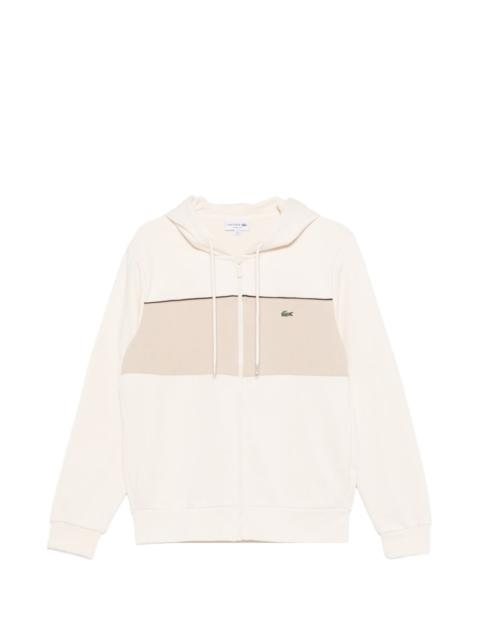 LACOSTE logo-patch hoodie