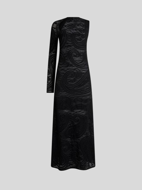 Etro JACQUARD LONG DRESS WITH PAISLEY MOTIF