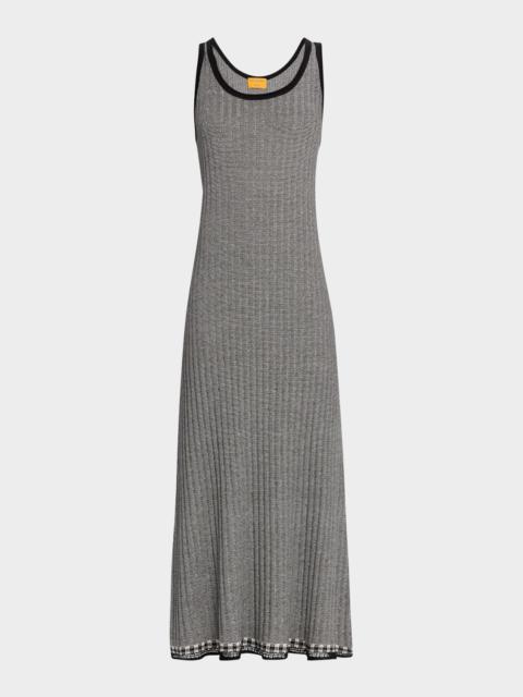 Fine Stripe Maxi Dress