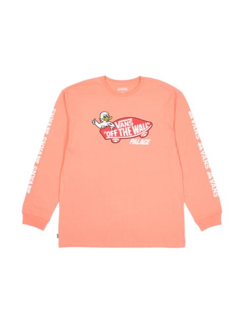 PALACE Palace x Vans Duck Out Longsleeve Fusion Coral