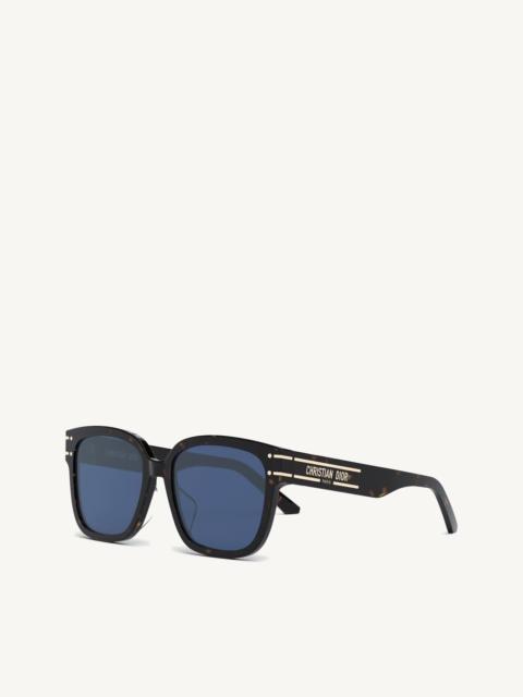 Dior DiorSignature S7F 20B058 Square Sunglasses in Dark Havana