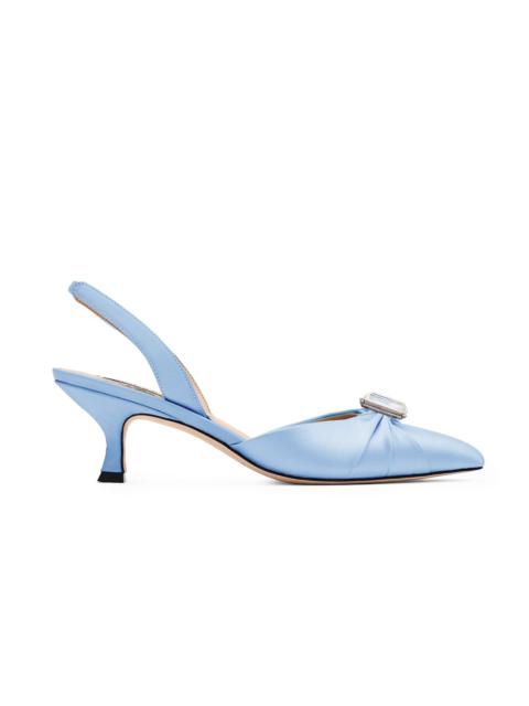 SACHIN & BABI YORK KITTEN HEEL - GLACIAL BLUE