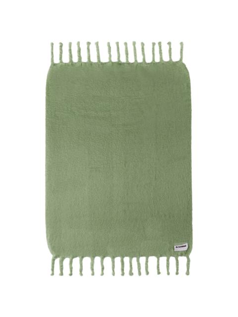 Jil Sander Gray Scarf Throw Blanket