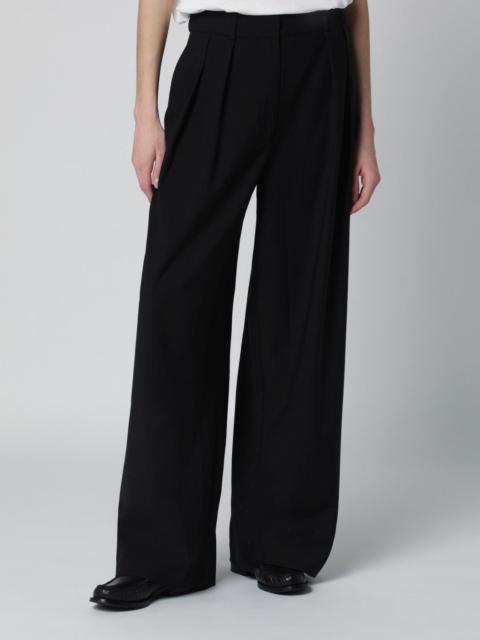 The Frankie Shop Black wide-leg Ripley wool-blend trousers