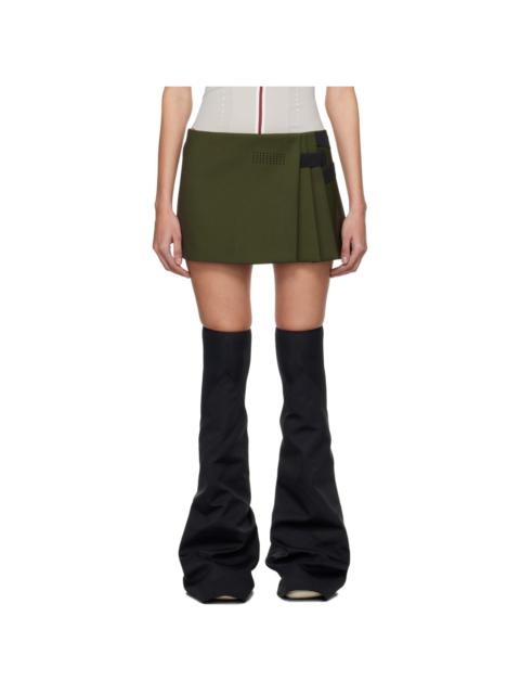 HYEIN SEO SSENSE Exclusive Khaki Miniskirt