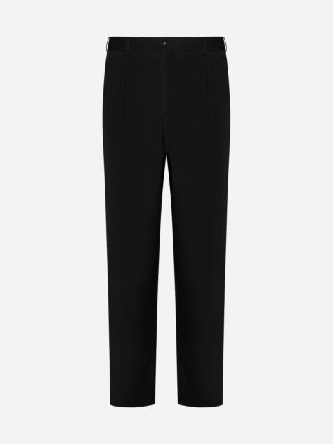 Rayon and linen trousers